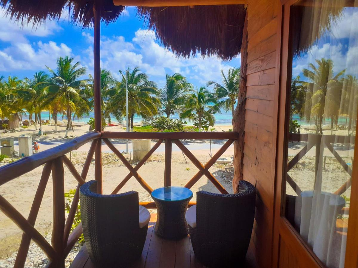 Palmeras De Mahahual Cabanas المظهر الخارجي الصورة