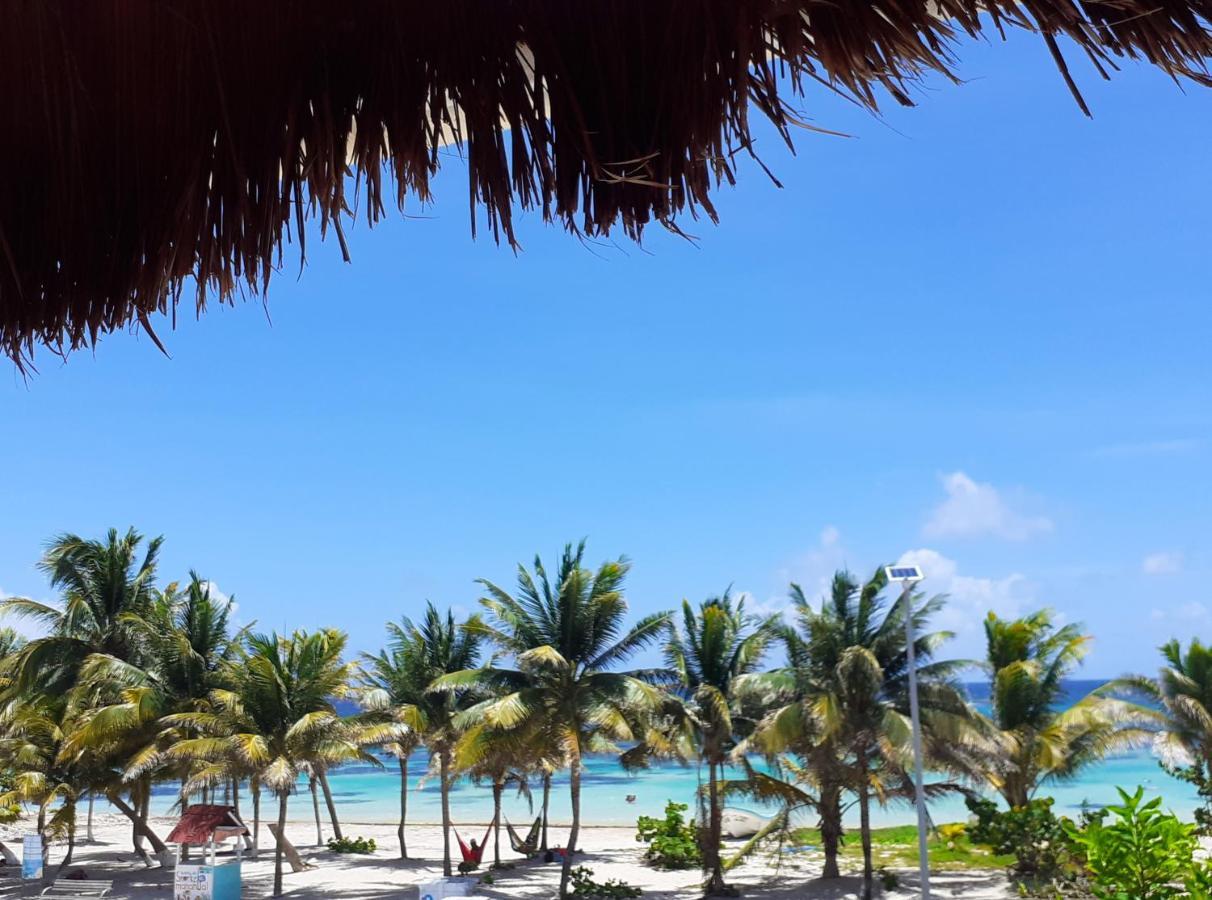 Palmeras De Mahahual Cabanas المظهر الخارجي الصورة