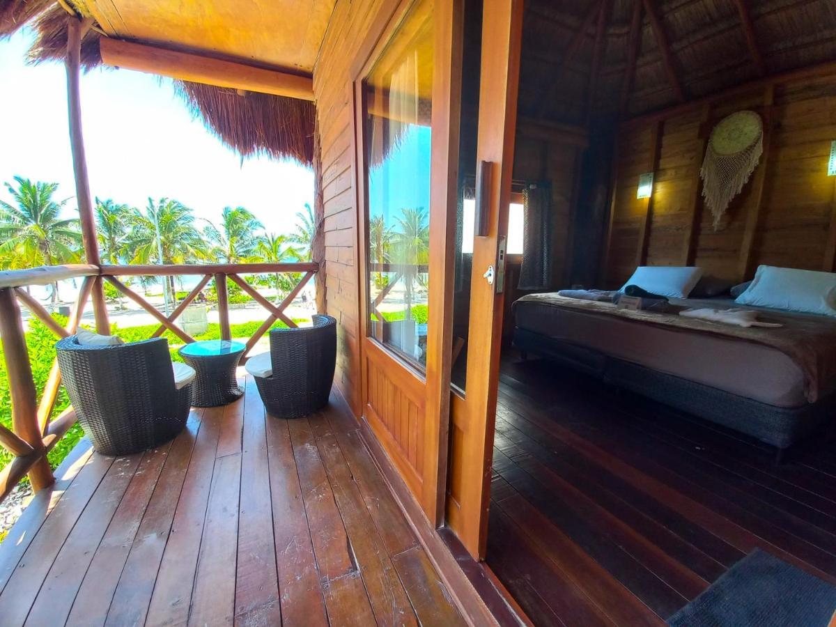 Palmeras De Mahahual Cabanas المظهر الخارجي الصورة
