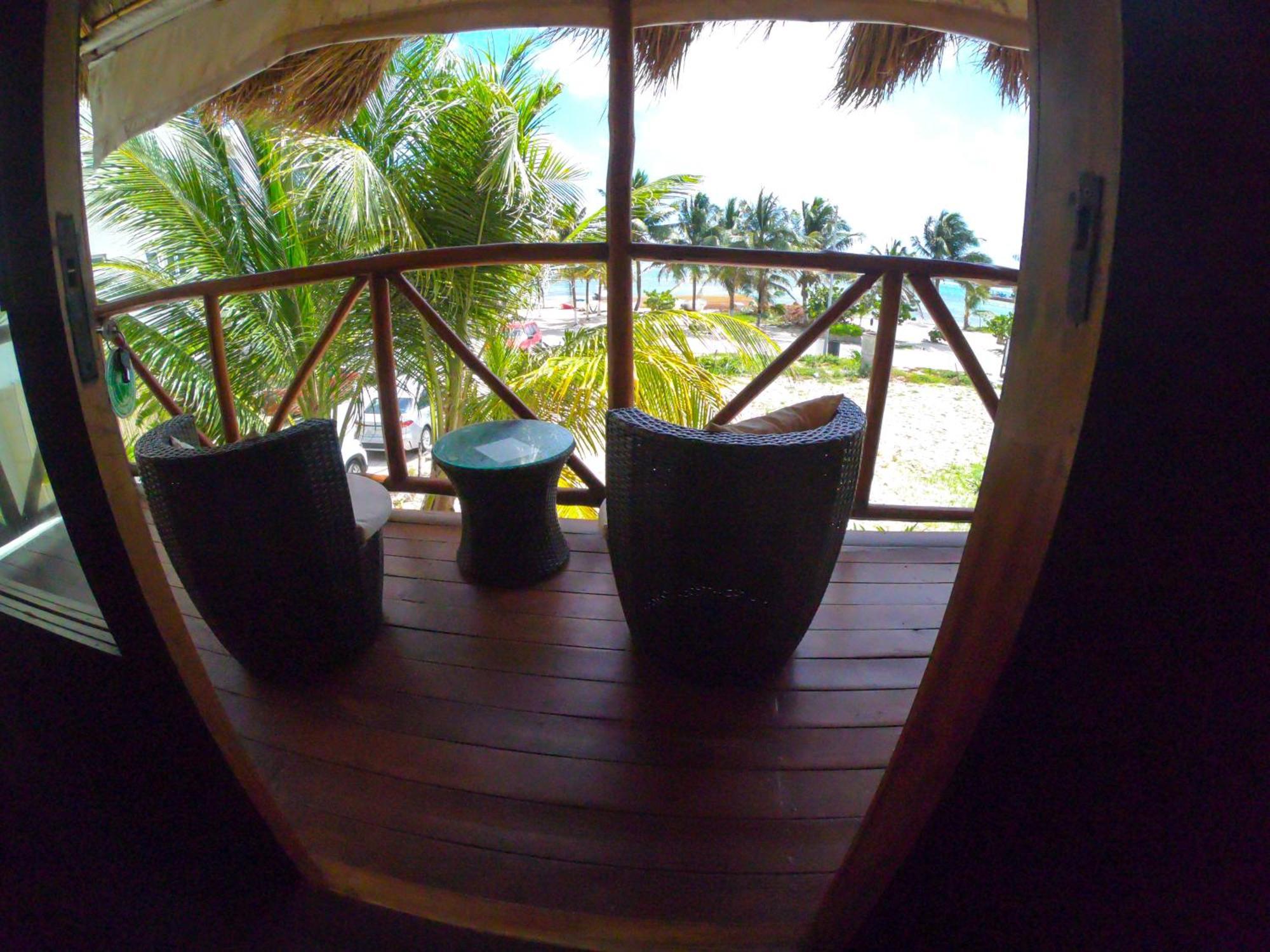 Palmeras De Mahahual Cabanas الغرفة الصورة