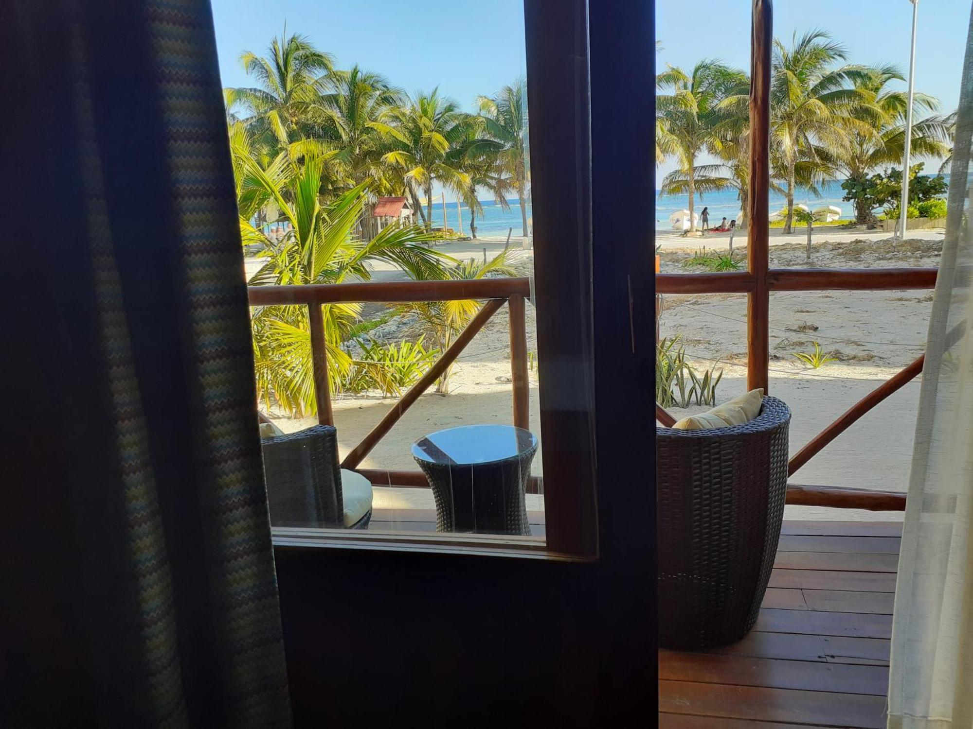 Palmeras De Mahahual Cabanas الغرفة الصورة