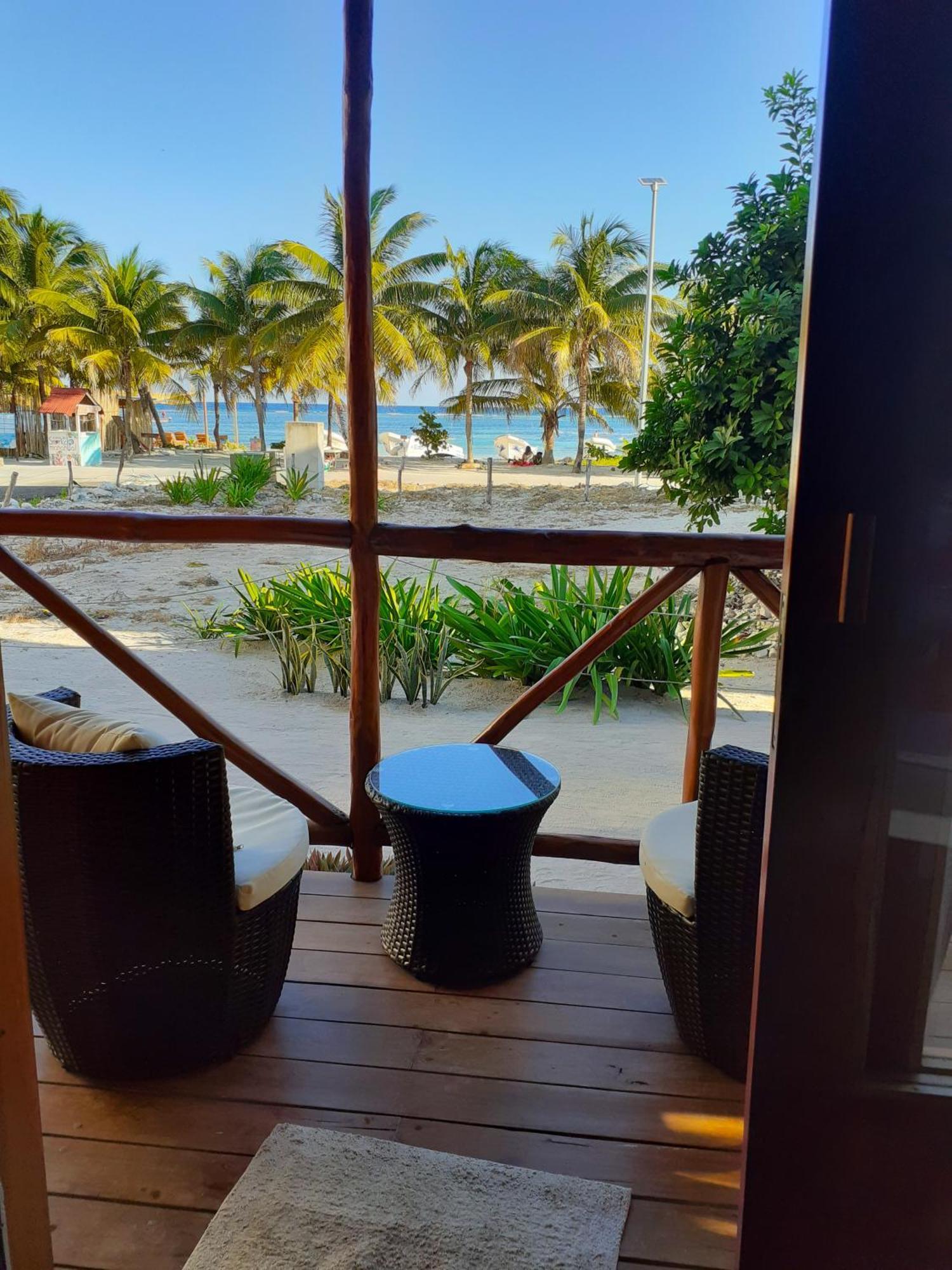 Palmeras De Mahahual Cabanas الغرفة الصورة
